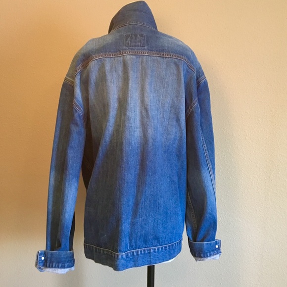 Gap 1969 Classic Blue Oversized Denim Jacket - Picture 4 of 8